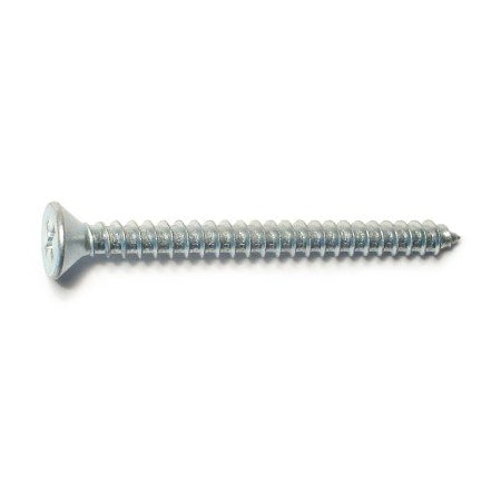 Midwest Fastener Wood Screw, #9, Zinc Plated Steel Flat Head Phillips Drive, 12 PK 69856